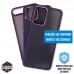 Capa Motorola Moto E22 - Clear Case Fosca Dark Purple